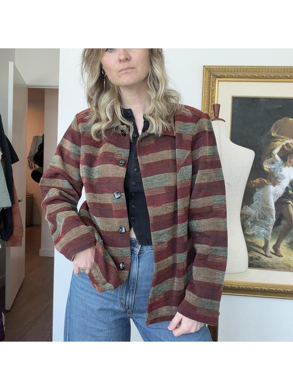 Vintage Whimsi Boho Autumn Colored Jacket